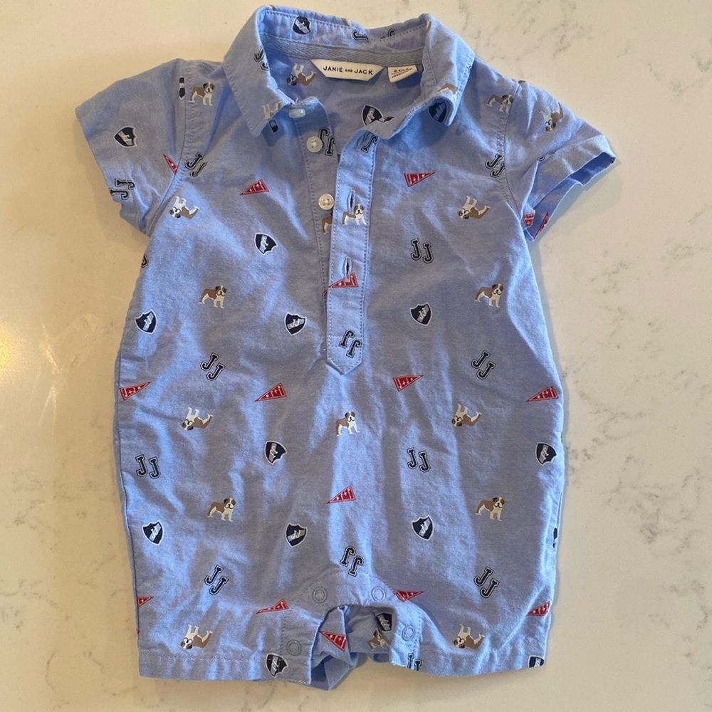 Janie and Jack baby romper